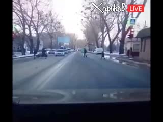 В Харькове водитель иномарки 