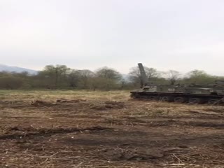 Взрыв боевой машины на учениях в Северной Осетии
