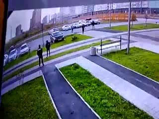 Нападение на охранника в Мурино (Воронцовский бульвар, ЖК 