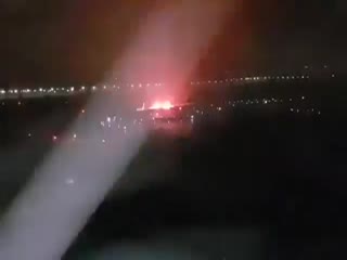 Пожар в самолёте в Сочи