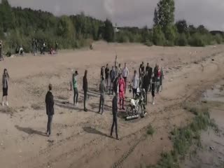 Байкер прокатился по Финскому заливу на мотоцикле