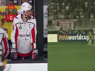 Хоккей против футбола