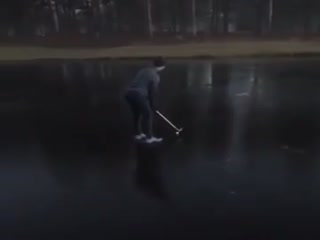 Не играйте в гольф на льду