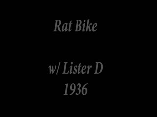 Раритет Rat Bike w_Lister D 1936