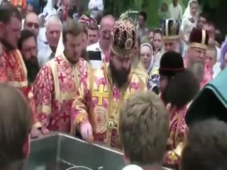 Обряд освящения воды в Румынии