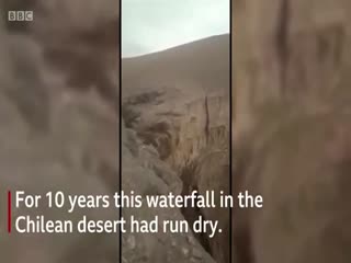 «Ожил» водопад