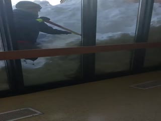 Спасение кролика из снежного плена