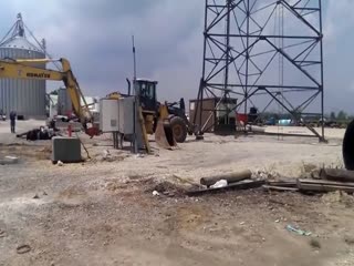 Неудачный снос мобильной вышки MTC Life Vodafone