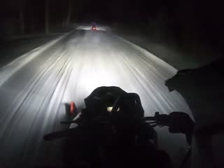 Авария на снегоходе