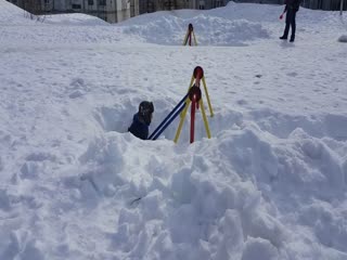 Детская площадка в Снежногорске 