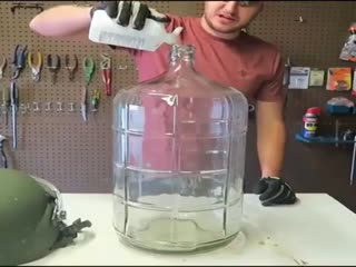 Горение паров изопропилового спирта