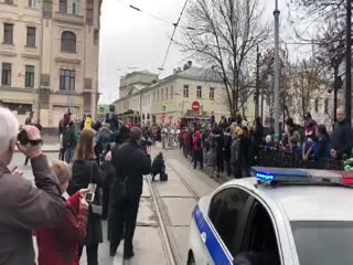Парад трамваев в Москве 2019