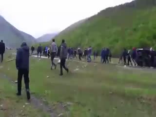 Чеченцы vs грузинский спецназ.