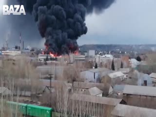 В Красноярске горит ракетный завод «Красмаш»