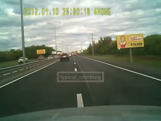 ДТП на Нежинском шоссе попало на видеорегистратор