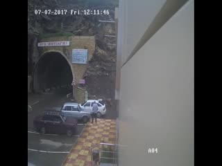 Камнепад в Дагестане