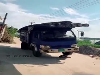 Разгрузка арматуры по азиатски