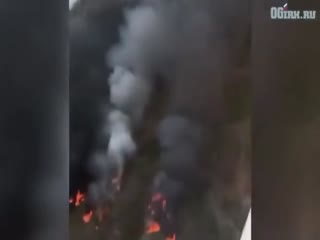 Лётчики засекли виновников пожара в Иркутской области