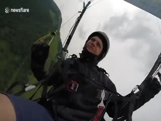 Смертельное падение парашютиста под Рязанью засняла видеокамера