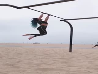 Гимнастка на отдыхе