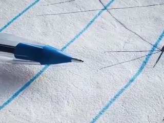 Ручка при сильном увеличении