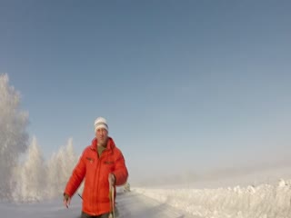 Зимний парасейлинг