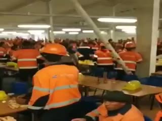 Массовая драка в заводской столовой в Амурской области