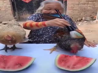 Талантливая бабушка