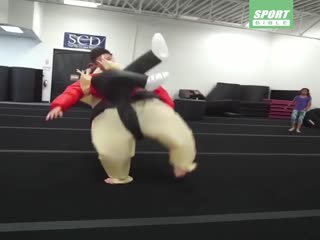 Жестокий бой сумоистов