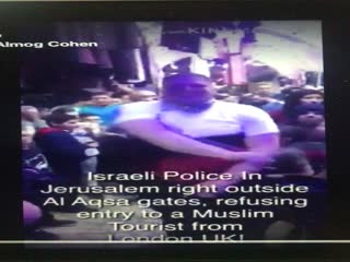 Английский турист поиздевался над полицейскими в Иерусалиме