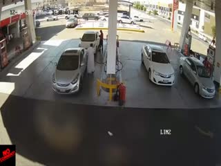 Взрыв на  автозаправке в Саудовской Аравии