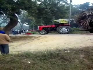 Неудачная буксировка трактора