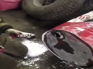 Бочки выравнивают