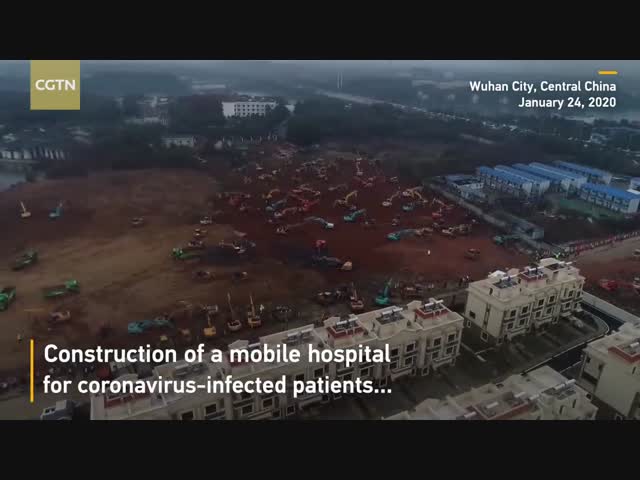 В китайском городе Ухань всего за неделю возведут спецбольницу для лечения нового коронавируса