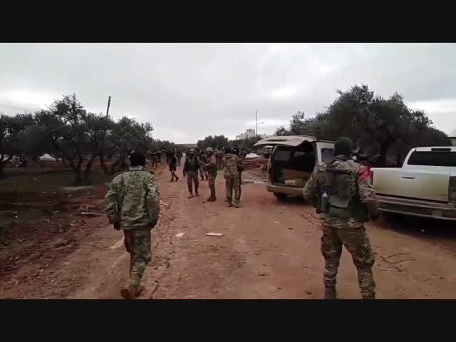 На видео — запуск зенитной ракеты, которой  боевики сбили Сирийский вертолет