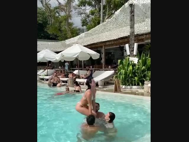 Красивый прыжок