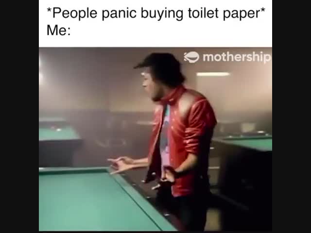 Майкл Джексон советует, что делать, если в супермаркете закончилась туалетная бумага