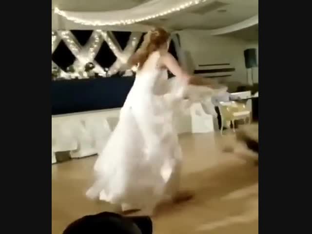 Свадебный танец каскадёров