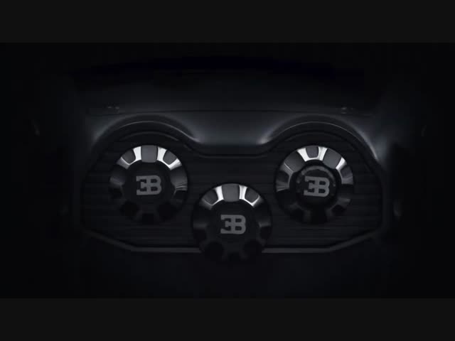 Необыкновенные часы с миниатюрным 16-цилиндровым двигателем от Bugatti Chiron.