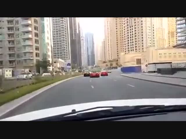 Гибель Ламборджини в Дубае