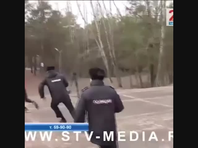 Житель Небрежных Челнов попытался убежать от полицейских во время пробежки