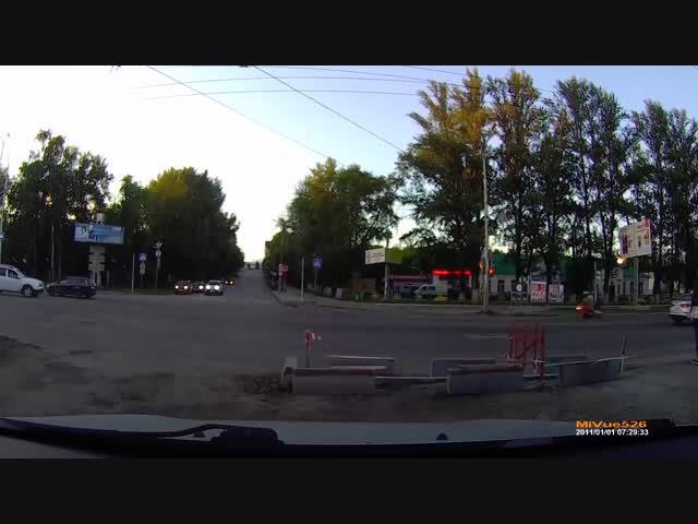 Смертельный заезд мотоциклиста