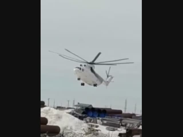 Крушение вертолета МИ-26 на Ямале