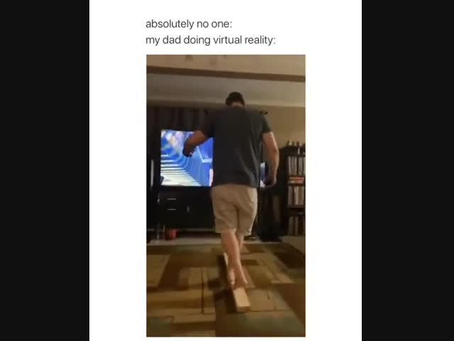 Заигрался с виртуальной реальностью