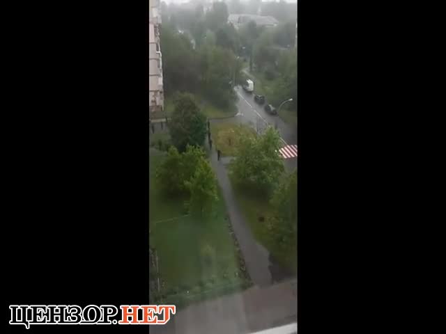 Перестрелка в Броварах, Киев, Украина.