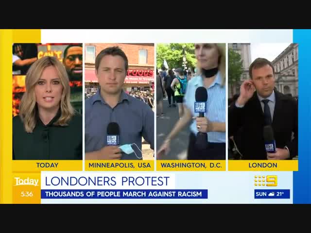 Протесты в Лондоне