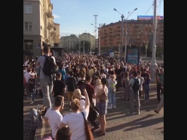 Вчера по всей Белоруссии прошли массовые акции протеста