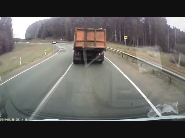 У КАМАЗа отказали тормоза