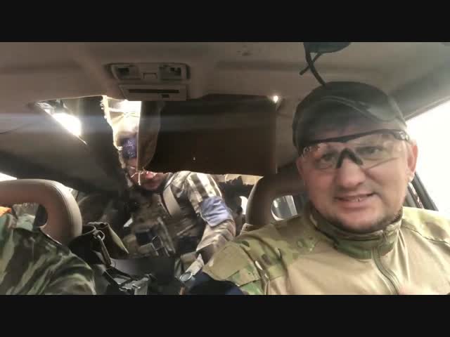 Страйкбольная граната залетает в салон авто