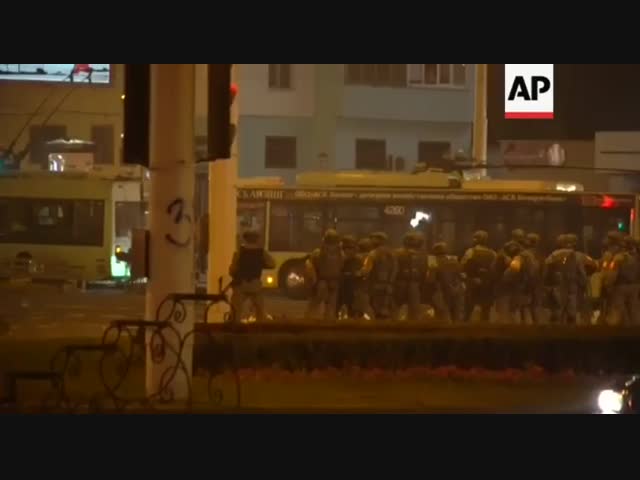 Опубликовано видео с моментом гибели протестующего в Минске